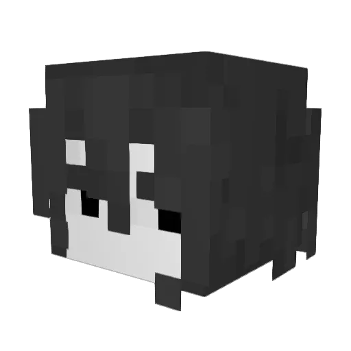 usagov Minecraft avatar head, 3D render