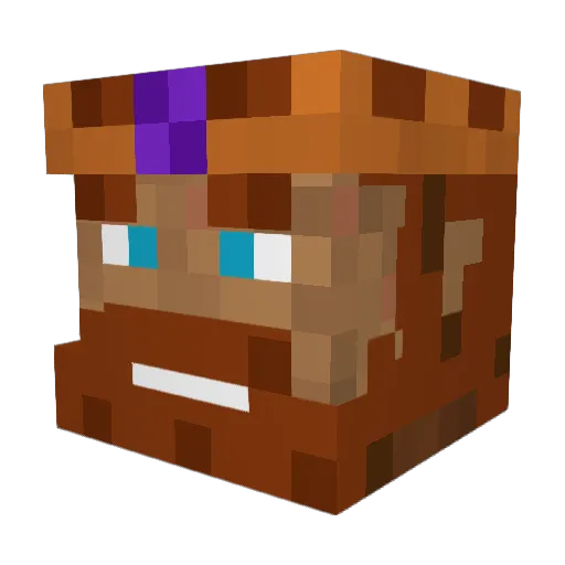 usamakun Minecraft avatar head, 3D render