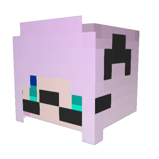 usaneko0909 Minecraft avatar head, 3D render