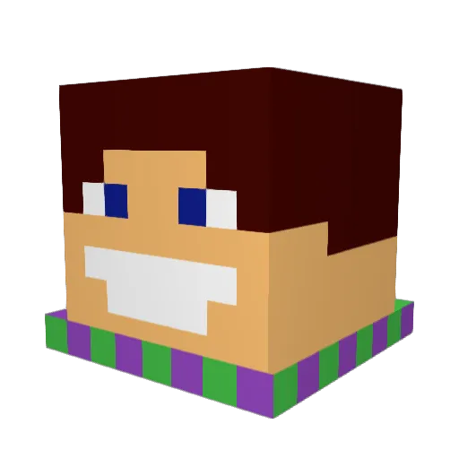 usaywhat4 Minecraft avatar head, 3D render