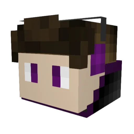 uscg7 Minecraft avatar head, 3D render