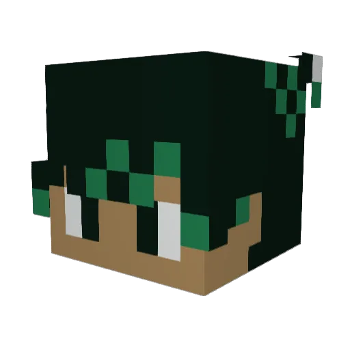 usediesel Minecraft avatar head, 3D render