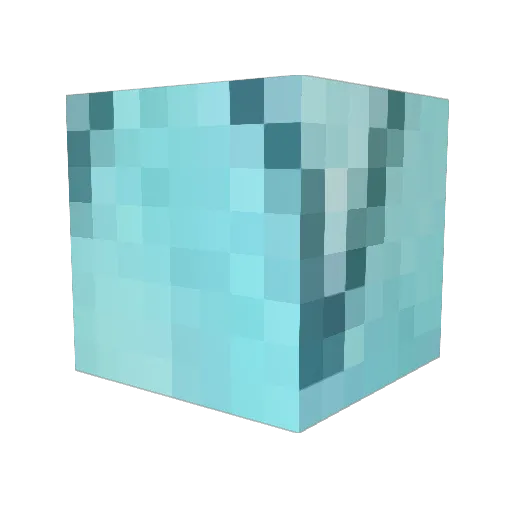 usela Minecraft avatar head, 3D render