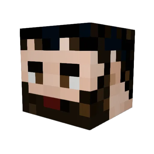 uselessbyname Minecraft avatar head, 3D render