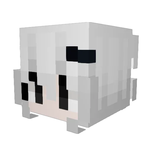 user0101010101 Minecraft avatar head, 3D render