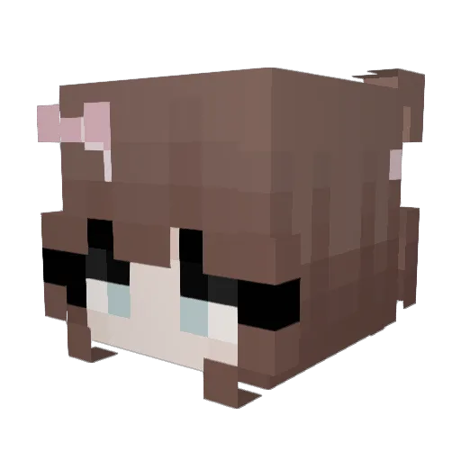 user_mxxn Minecraft avatar head, 3D render
