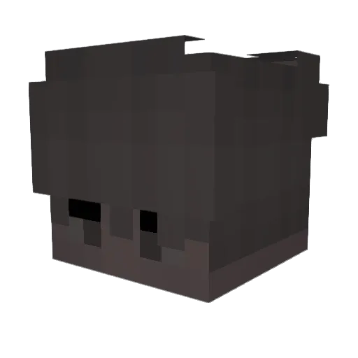 userberisha Minecraft avatar head, 3D render