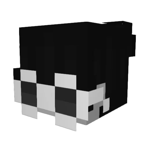 usereach Minecraft avatar head, 3D render