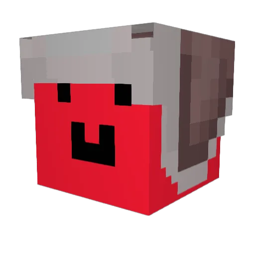 usergogo Minecraft avatar head, 3D render
