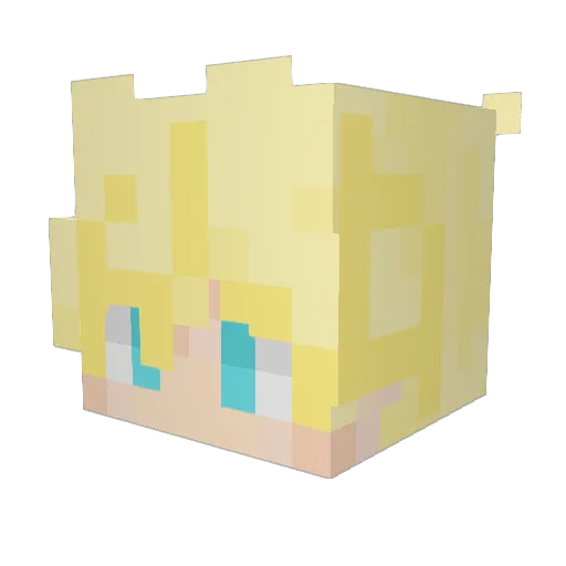 userloden2001 Minecraft avatar head, 3D render