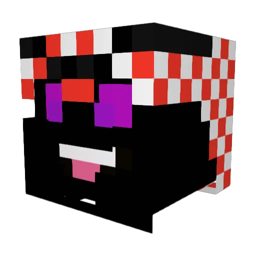 usernamesud Minecraft avatar head, 3D render
