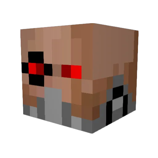 usernamex79 Minecraft avatar head, 3D render