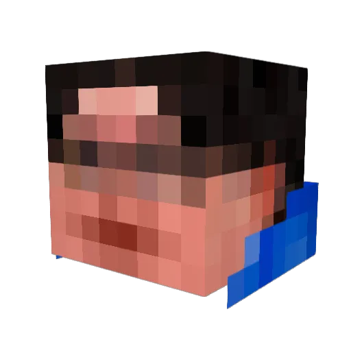usersimeon Minecraft avatar head, 3D render
