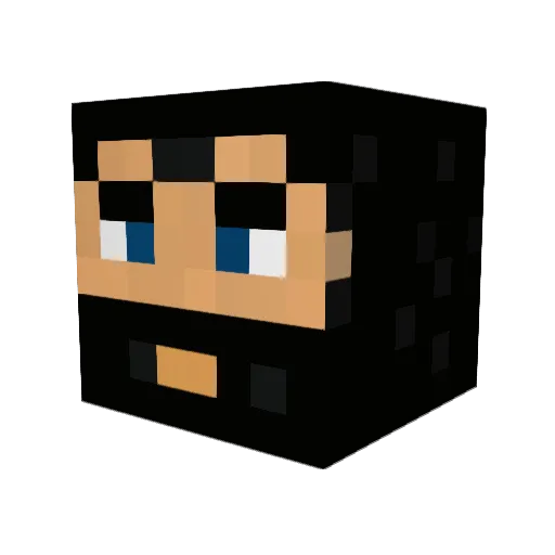usmc09 Minecraft avatar head, 3D render