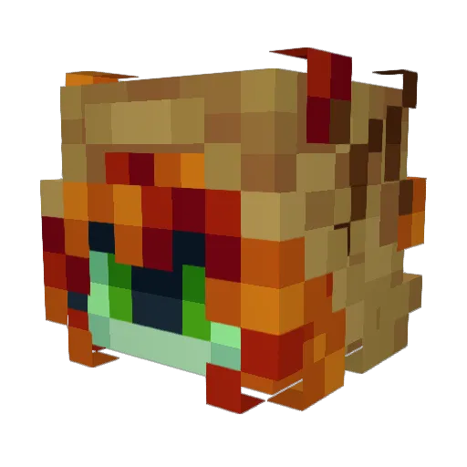 usuvis Minecraft avatar head, 3D render