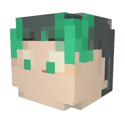uts_orior Minecraft avatar head, 3D render