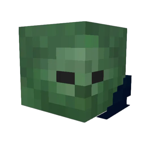 utsc Minecraft avatar head, 3D render