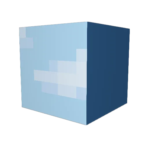 uu_GmbH Minecraft avatar head, 3D render