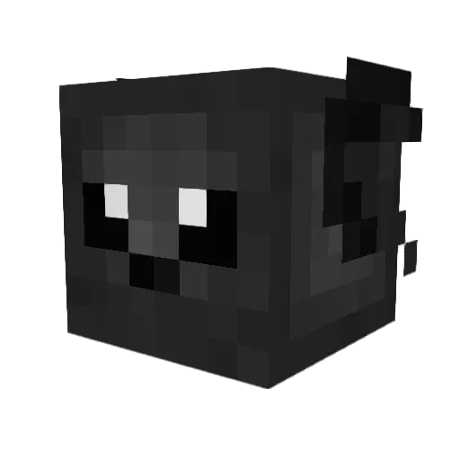 uui Minecraft avatar head, 3D render