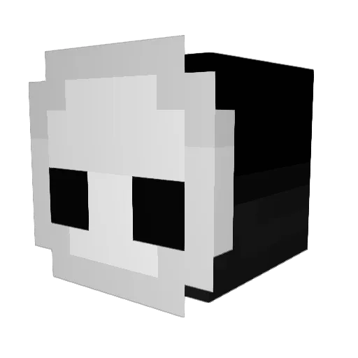uummaa Minecraft avatar head, 3D render