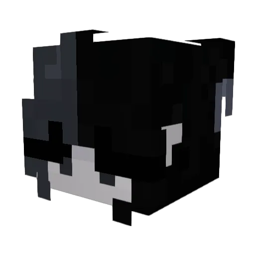 uuqh Minecraft avatar head, 3D render