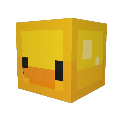 uuuooouuu Minecraft avatar head, 3D render