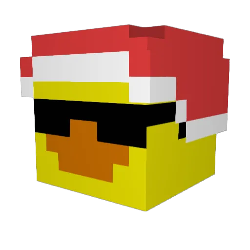 uuuuut Minecraft avatar head, 3D render
