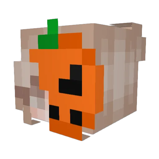 uwentwil Minecraft avatar head, 3D render