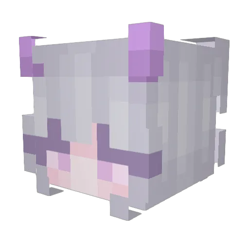 uwft Minecraft avatar head, 3D render