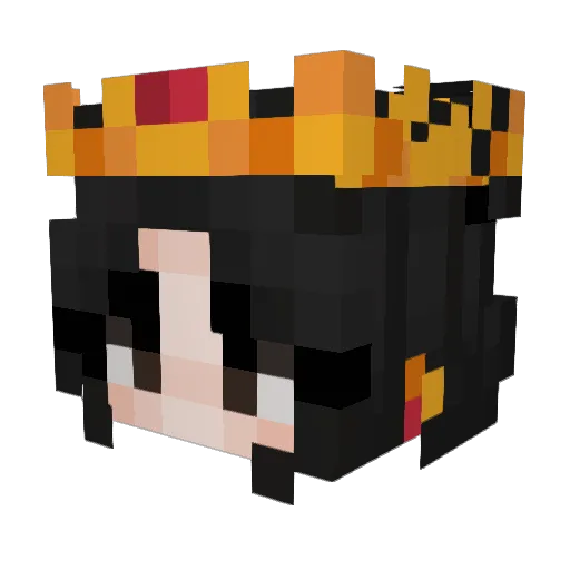 uwha98 Minecraft avatar head, 3D render