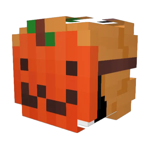 uwke Minecraft avatar head, 3D render