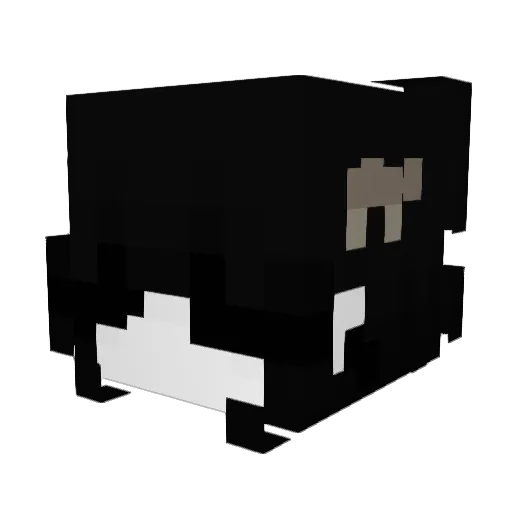 uwor Minecraft avatar head, 3D render
