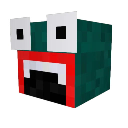 uwr1011 Minecraft avatar head, 3D render