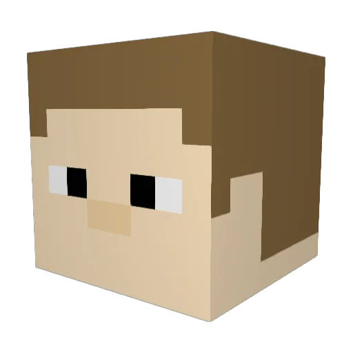 uwu69uwu Minecraft avatar head, 3D render