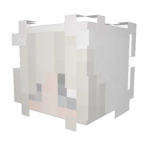 uwu735920 Minecraft avatar head, 3D render