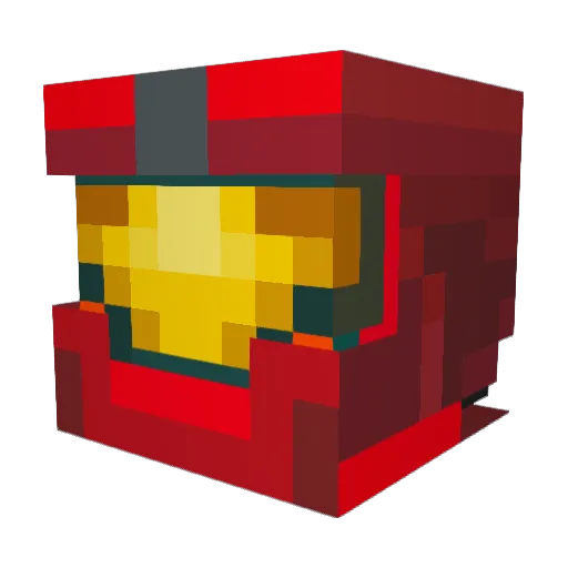 uwu Minecraft avatar head, 3D render