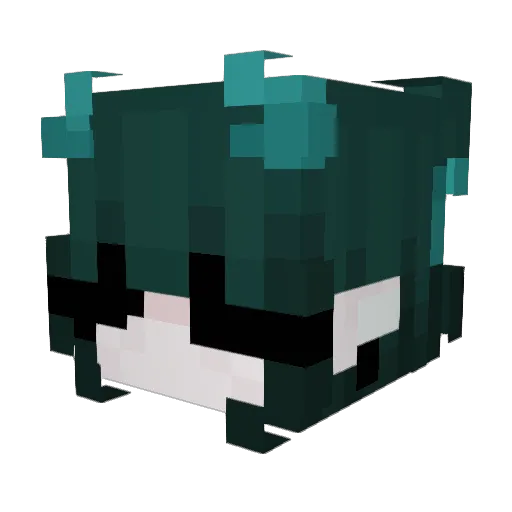 uwuCarryMachine Minecraft avatar head, 3D render