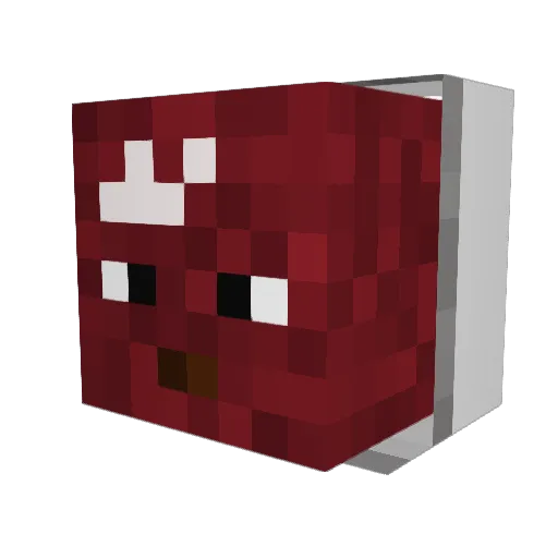 uwuKraken Minecraft avatar head, 3D render