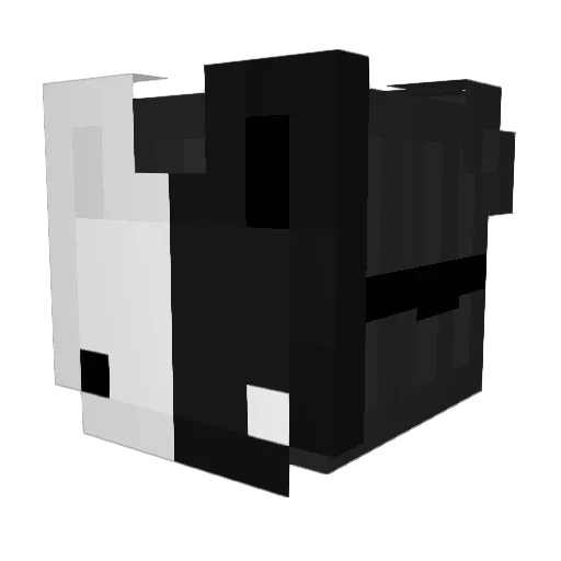 uwuPvP Minecraft avatar head, 3D render