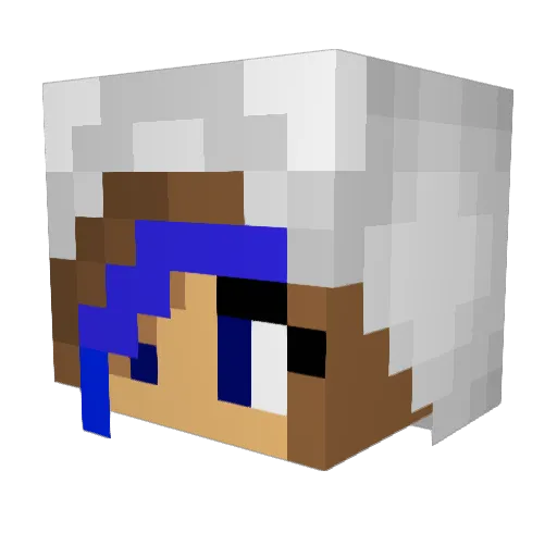 uwu_Tempest Minecraft avatar head, 3D render