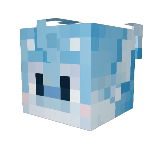 uwu_akaARF Minecraft avatar head, 3D render