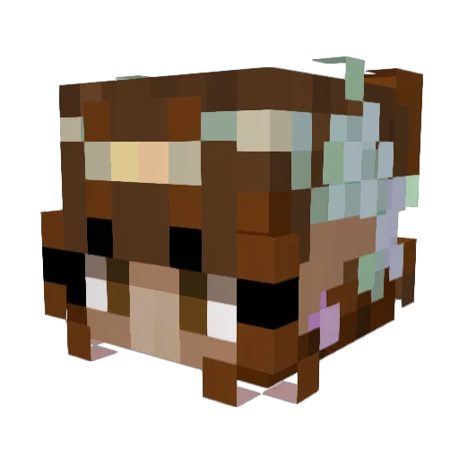 uwuannika Minecraft avatar head, 3D render