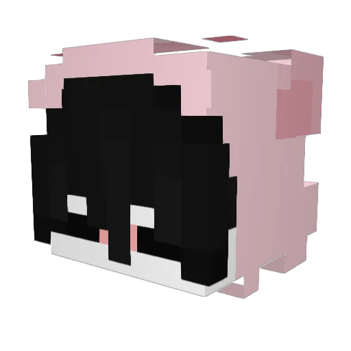 uwubosco Minecraft avatar head, 3D render