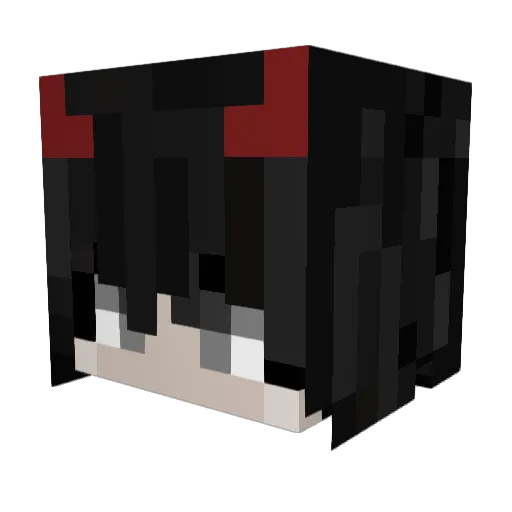 uwuchrissy Minecraft avatar head, 3D render