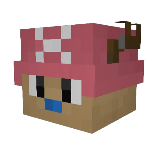 uwucrispytacos Minecraft avatar head, 3D render