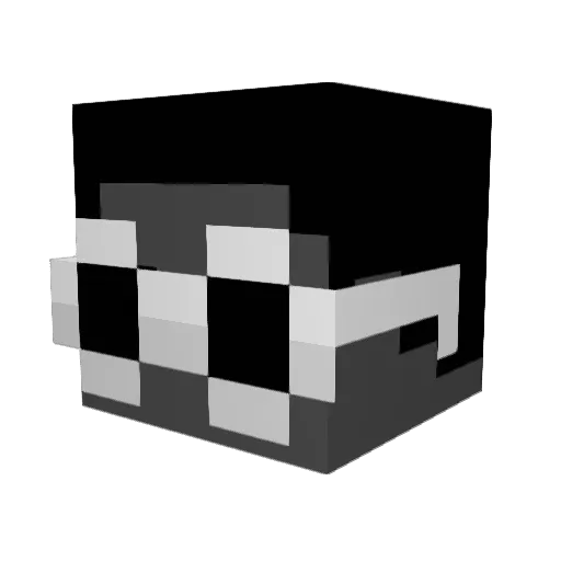 uwugeorge Minecraft avatar head, 3D render