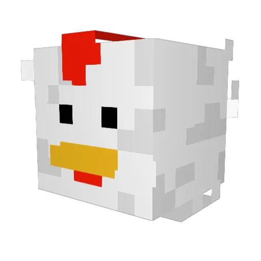 uwugod7 Minecraft avatar head, 3D render