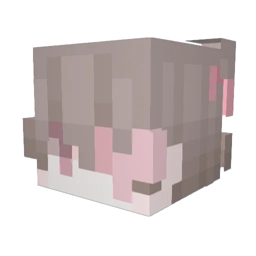 uwuhamza Minecraft avatar head, 3D render