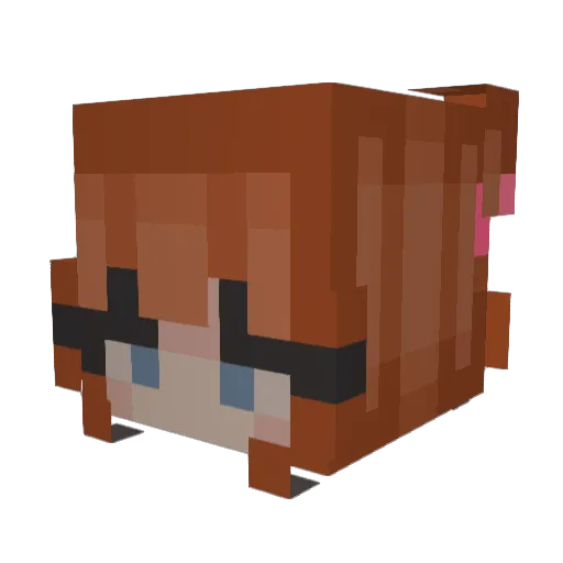uwukenna Minecraft avatar head, 3D render