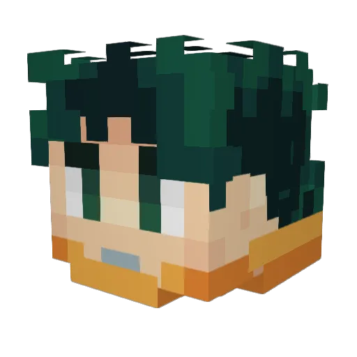 uwukenny Minecraft avatar head, 3D render